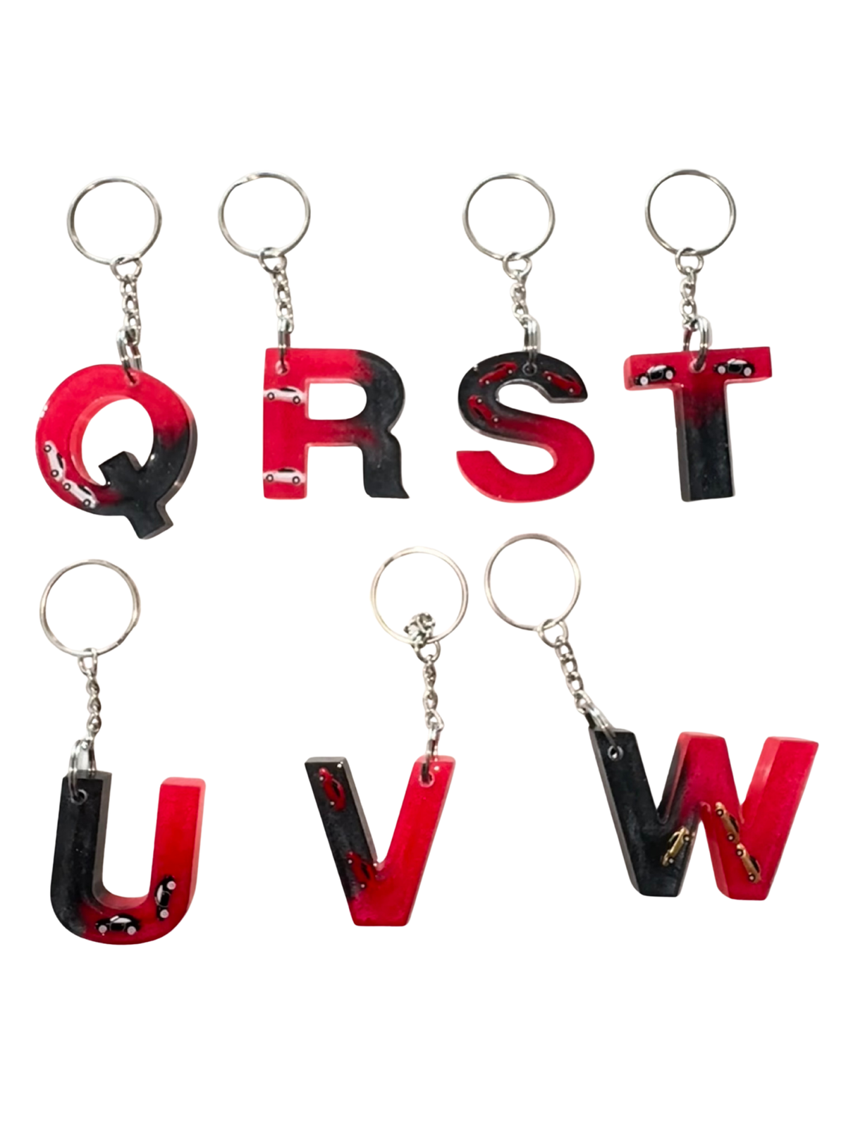 Car Letter Keychain
