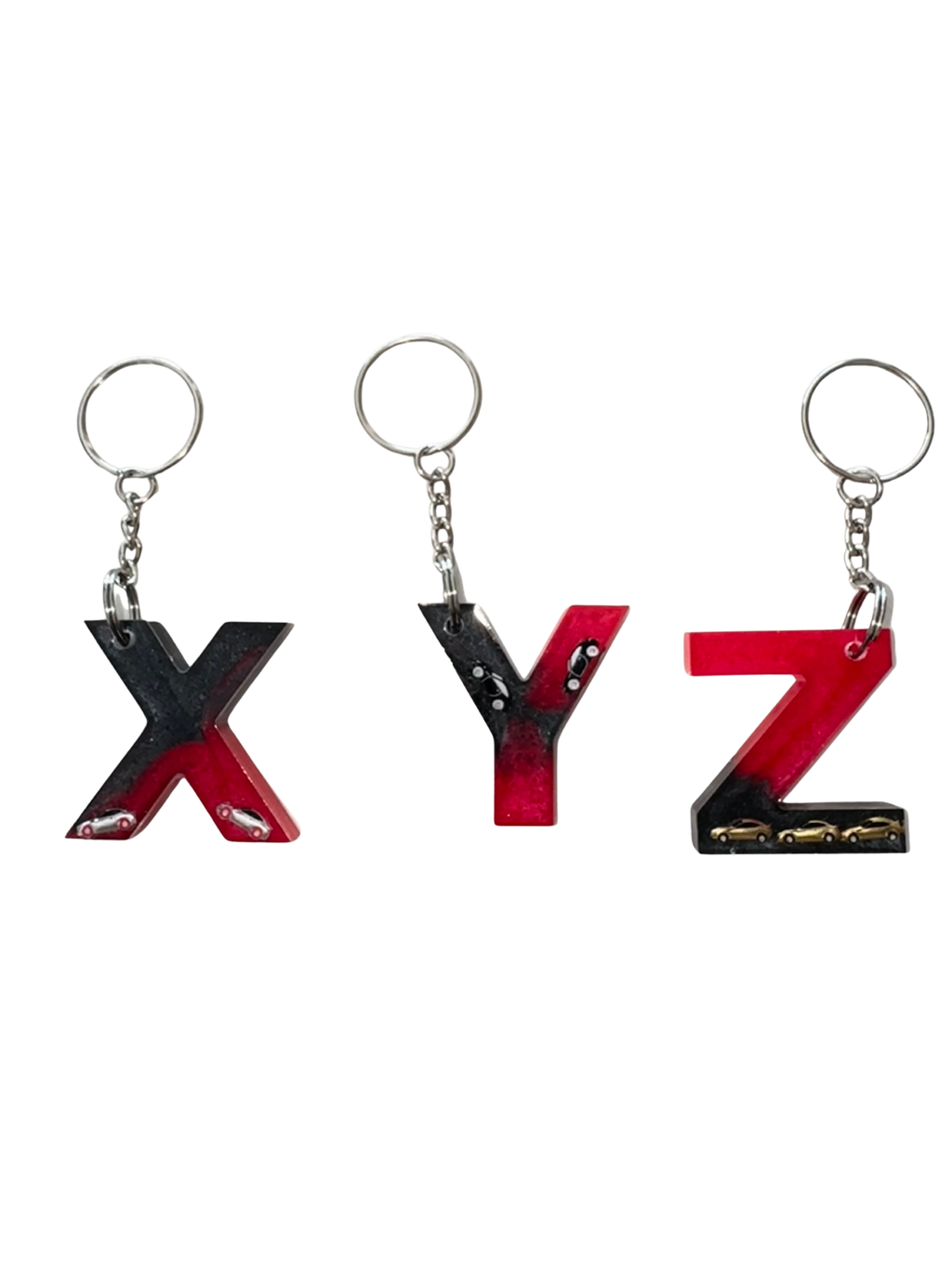 Car Letter Keychain